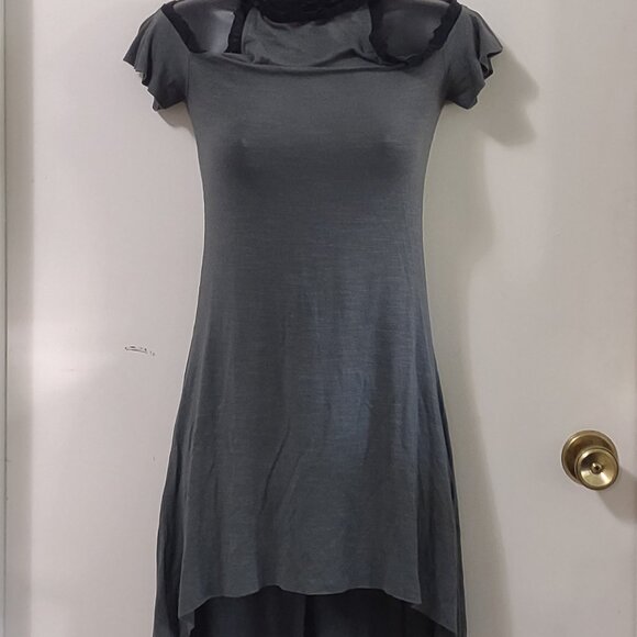 Lip Service Step in Time Teal Tunic Top or Dress Size Small EXCELLENT - Picture 6 of 15